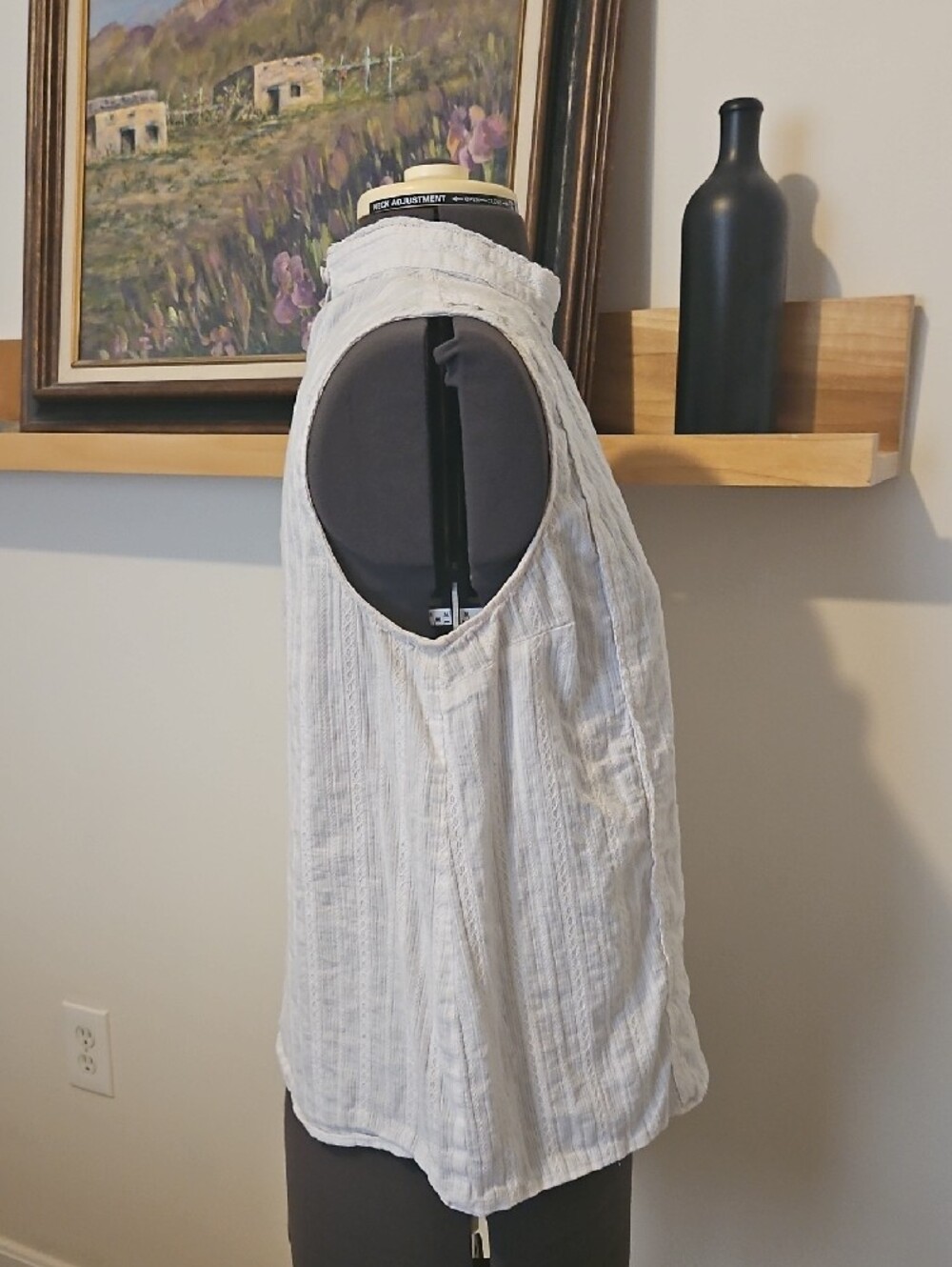 Modcloth White Sleeveless Top - Picture 3 of 6
